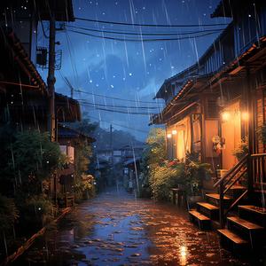 Rain on the Library Steps