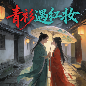 青衫遇红妆