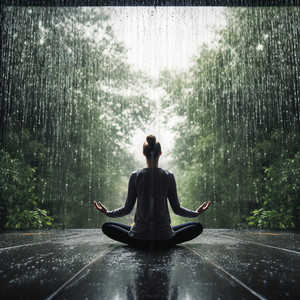Meditación Serena Con La Relajación De La Lluvia