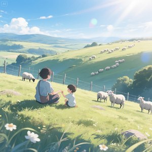 언덕위에 시원한 바람