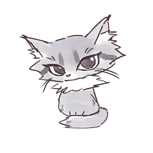 寝る子とかいてもネコでない