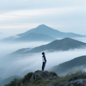 少年望山