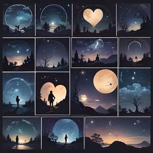 夜空に神秘の光