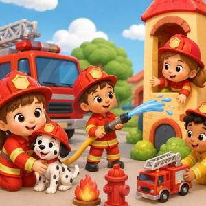 bombero valiente