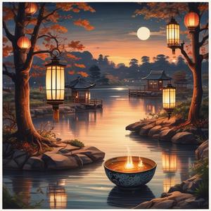 月夜の乾杯 by @awestruckarrangements802