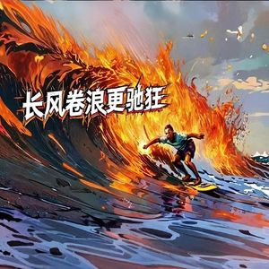 长风卷浪更驰狂