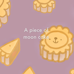 A piece of moon cake