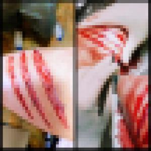 holes in ma face 2 feel pain