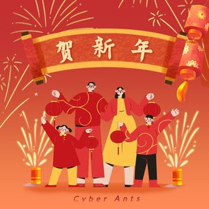 贺新春 二龙腾飞