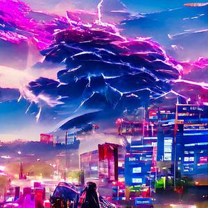 floating down the stairwell