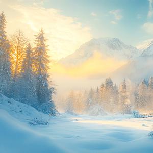 雪地里的小画家