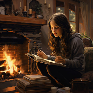 Concentración En La Cálida Calidez Del Hogar