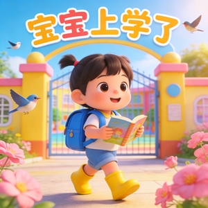 宝宝上学了