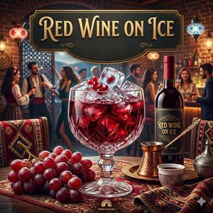 Red wine on ice