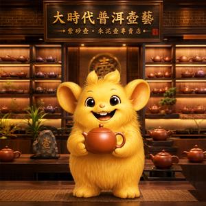 正紅朱泥，珠光慢慢