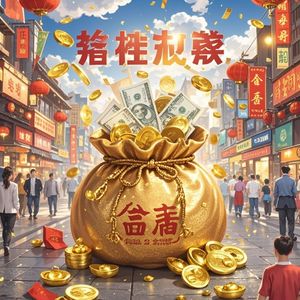 所有的钱到我家里来春风吹过来财运撞