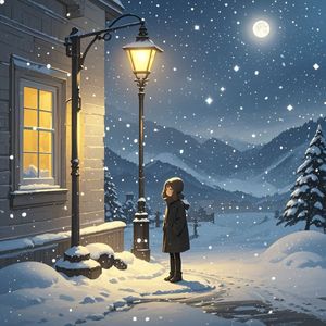 雪夜星空