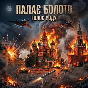 Палає болото