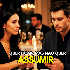QUER FICAR, MAS NÃO QUER ASSUMIR