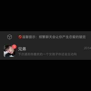 你是我对话框里 那行打不出的字
