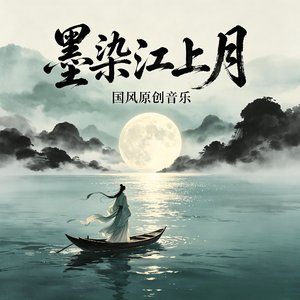 墨染江上月