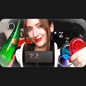 Asmr Aloe Vera Gel Ear Massage, Ear Touching, Tapping, Rubbing for Sleep, Study, No Talking, Preview