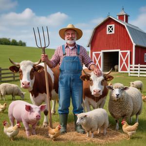 Der Bauer und die Tiere (Old MacDonald auf Deutsch)