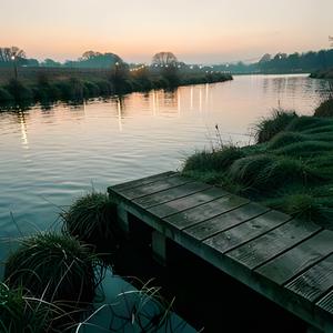 River at Dusk / 夕暮れの川