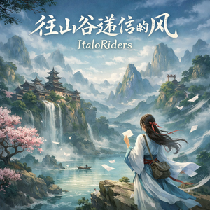 往山谷递信的风