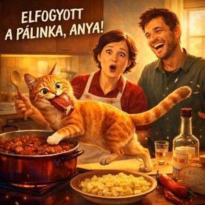 Elfogyott a pálinka , anyám