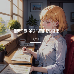 橙色乐章：美女与猫的欢快旋律