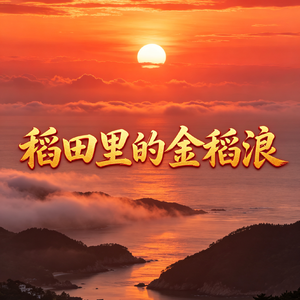 《稻田里的金稻浪》