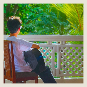 that morning on the balcony