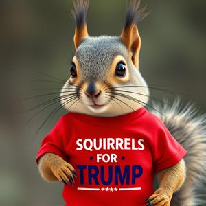 Squirrels for Trump!
