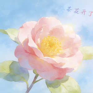 茶花开了