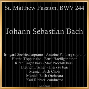 St. Matthew Passion, BWV 244:Wiewohl mein Herz in Tränen schwimmt