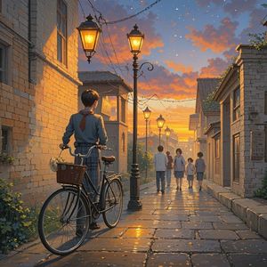 路灯下的旧时光-胡攀