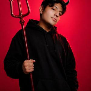 Angel de hoodie Negro rock