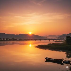 여기 태양이 낮게 드리운 도시