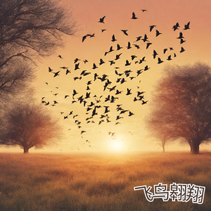 飞鸟翱翔
