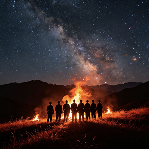A spark can start a orairie fire