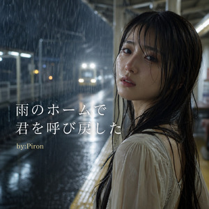 雨のホームで君を呼び戻した