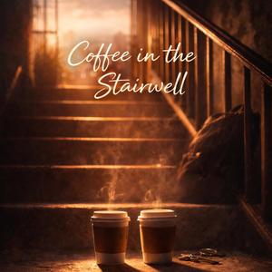 Coffee in the stairwell