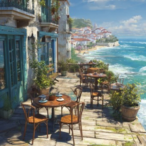 Coffee and Red Roofs Views