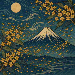 夜風がさらう金木犀の影