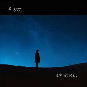 夜空下的孤独者