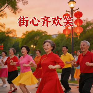 街心齐欢笑