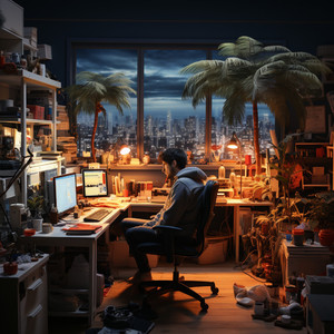 Impulso De Productividad Mezcla Lluviosa Ondas Theta