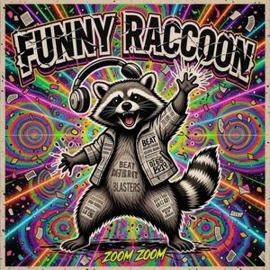 Funny raccoon