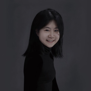 举镜子的女孩